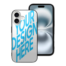 Cargar imagen en el visor de la galería, Funda de vidrio para iPhone 16 de Apple personalizado con patrón foto texto
