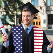 Cargar imagen en el visor de la galería, Estola clásica de graduación de honor personalizado con patrón foto texto
