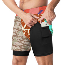 Cargar imagen en el visor de la galería, Bañador para hombre SDS076 pantalones cortos deportivos de playa personalizado con patrón foto texto (impresión de imágenes múltiples)
