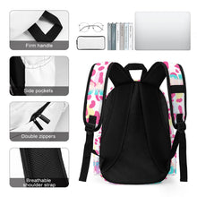 Cargar imagen en el visor de la galería, Mochila escolar de tela Oxford, mochila escolar, mochila de viaje para niños / niñas personalizado con patrón foto texto
