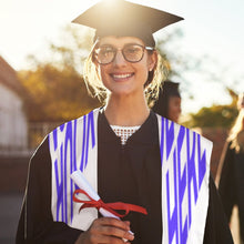 Cargar imagen en el visor de la galería, Estola clásica de graduación de honor personalizado con patrón foto texto
