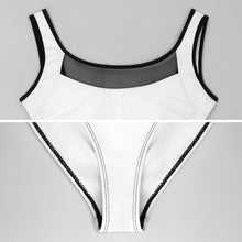 Cargar imagen en el visor de la galería, 2024 NUEVO traje de baño para mujer SDS2006 monokini de una pieza con traje de baño moldeador de tela de malla personalizado con patrón foto texto (impresión de imagen única)
