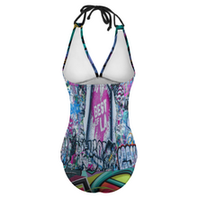 Cargar imagen en el visor de la galería, Tankini de moda verano con estampado de 2 piezas de mujer F48KA01 Personalizado con Impresión Completa de múltiples imágenes con Foto Logo Patrón Texto
